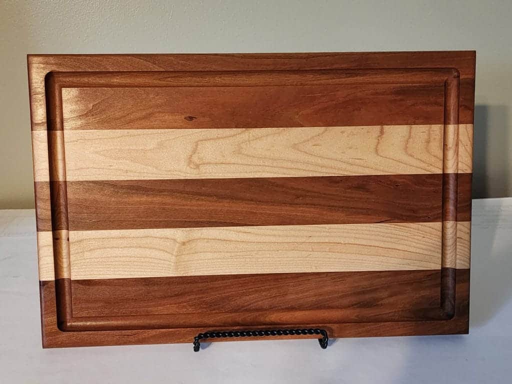 1 Cutting Board, Cherry and Maple Wood