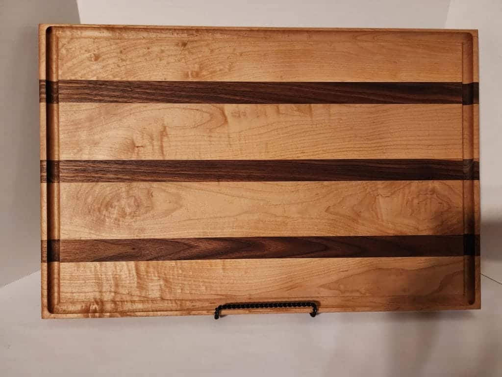 Large Cutting Board walnut and maple wood