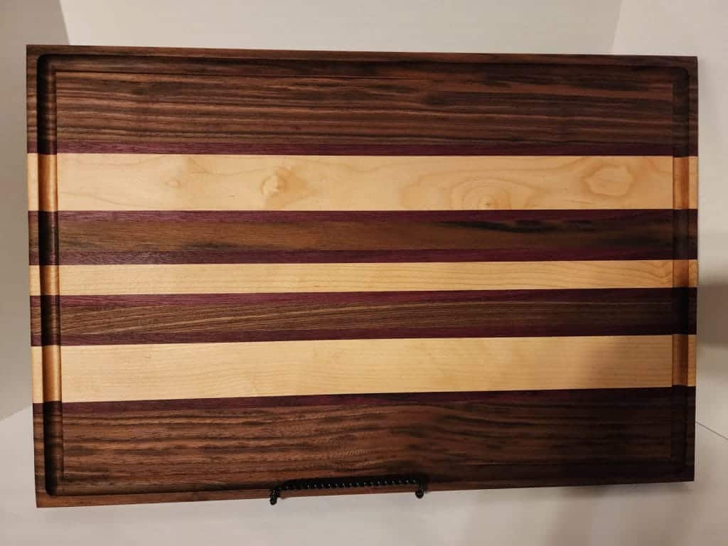 Large Cutting Board walnut and maple wood