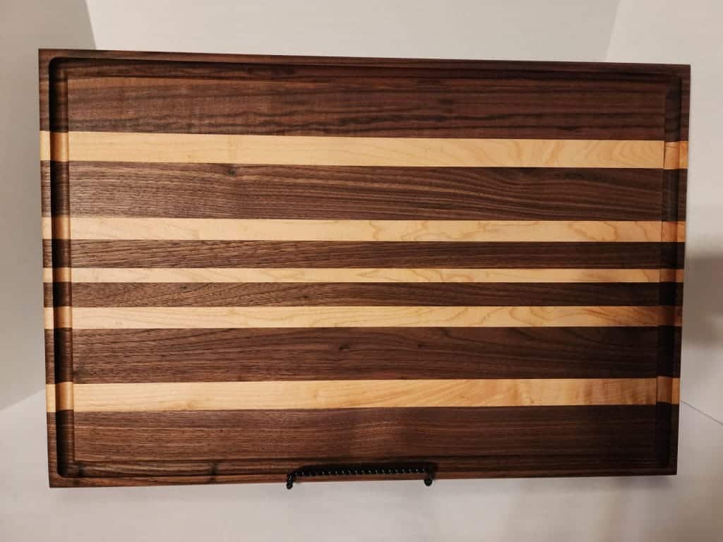 Large Cutting Board walnut and maple wood