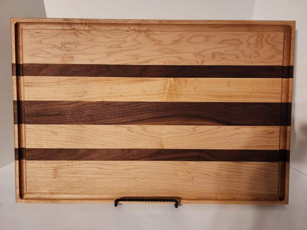 Large Cutting Board walnut and maple wood